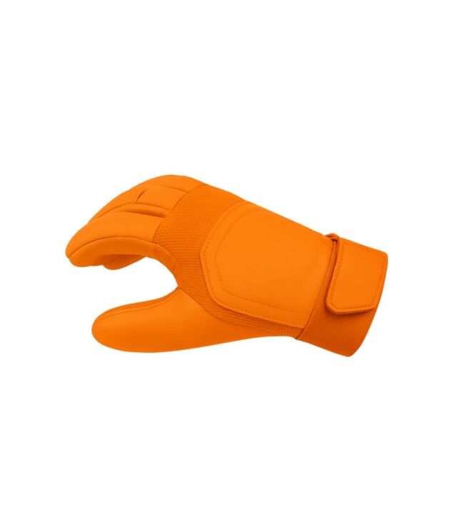 Orange pro goalkeeper gloves