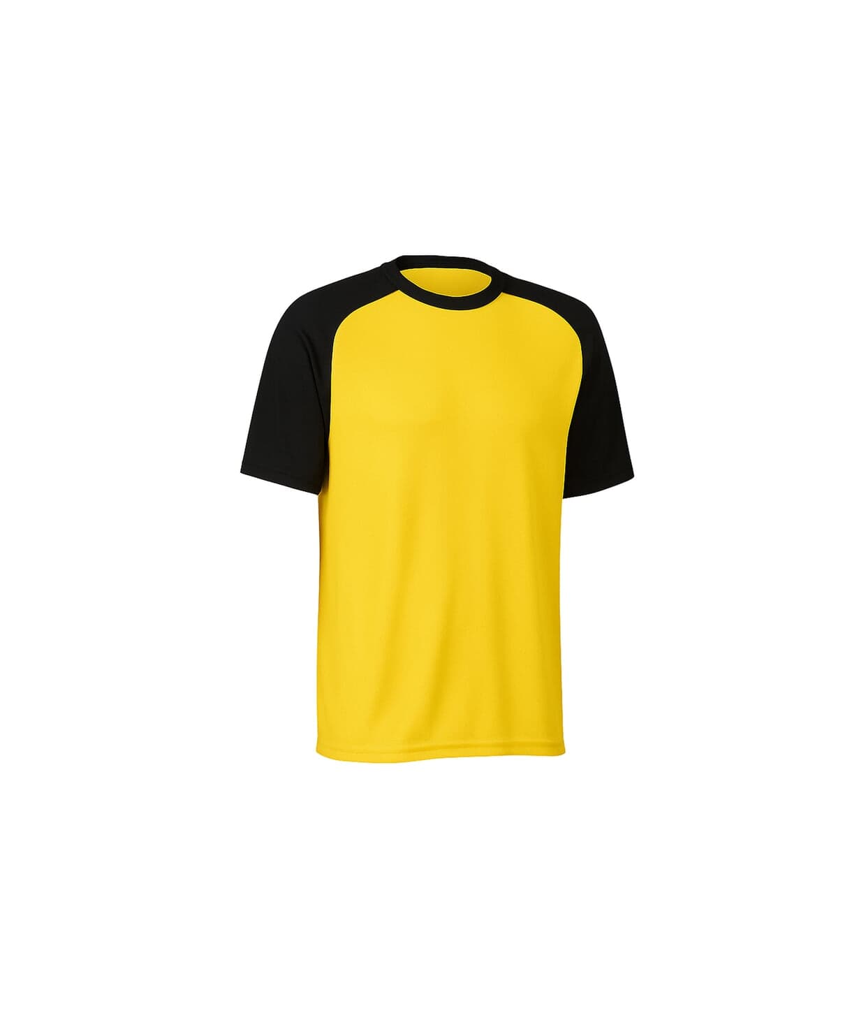 Two-tone yellow performance tee